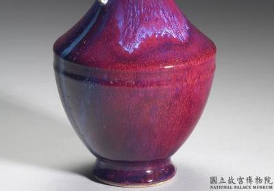 图片[2]-Vase with two handles in imitation Jun-ware glaze, Qing dynasty, Qianlong reign (1736-1795)-China Archive